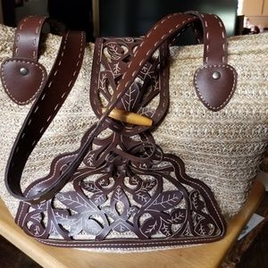 Purse 11" high 16" wide 6" deep